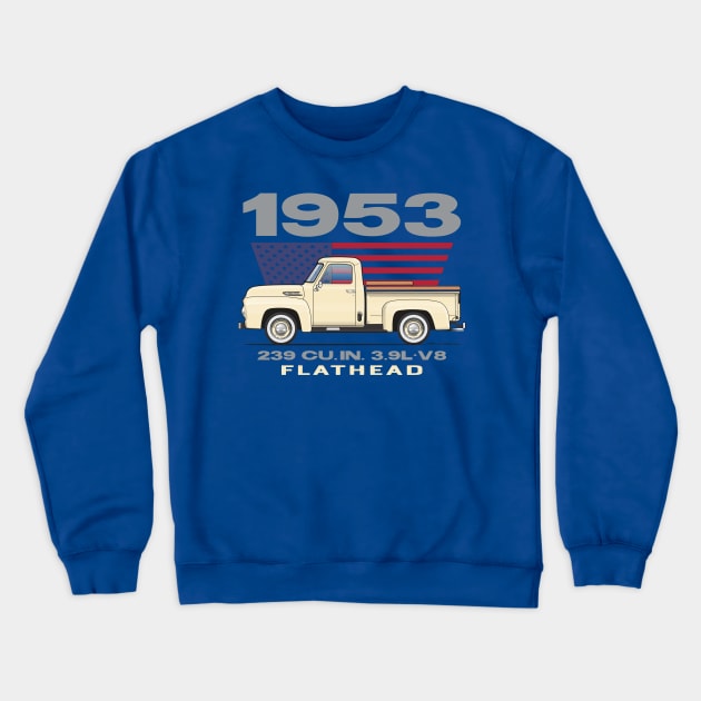 Sungate ivory V8 Crewneck Sweatshirt by JRCustoms44